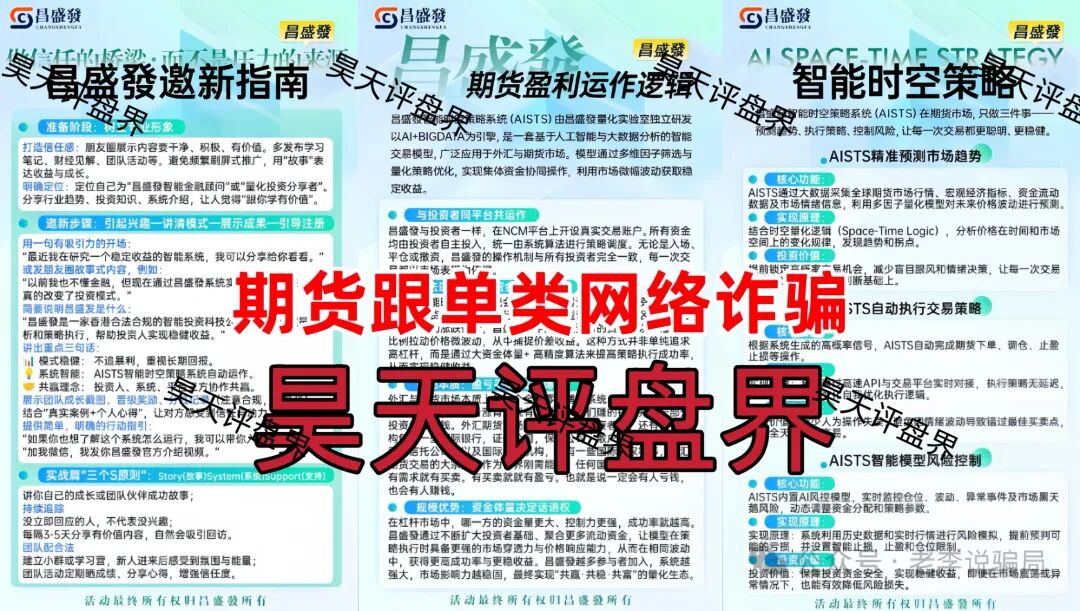 昌盛發期货跟单类资金盘骗局,大量单割会员,高度预警,即将崩盘跑路!-皆妙笔