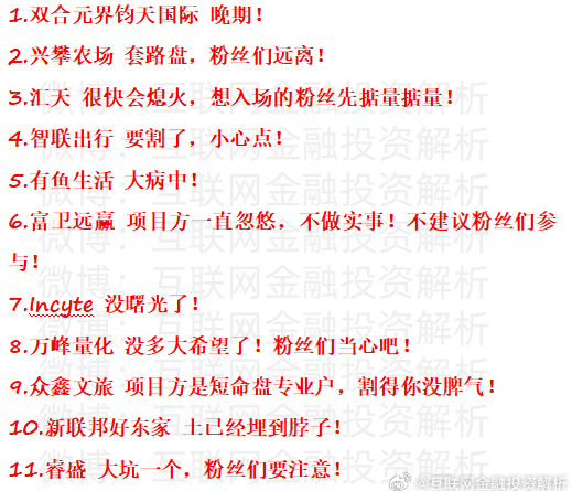 现状！奥拉丁、ARK、双合元界钧天、兴攀农场、汇天、智联出行、有鱼生活、富卫远赢、incyte、万峰量化、众鑫文旅、新联邦好东家、睿盛-皆妙笔