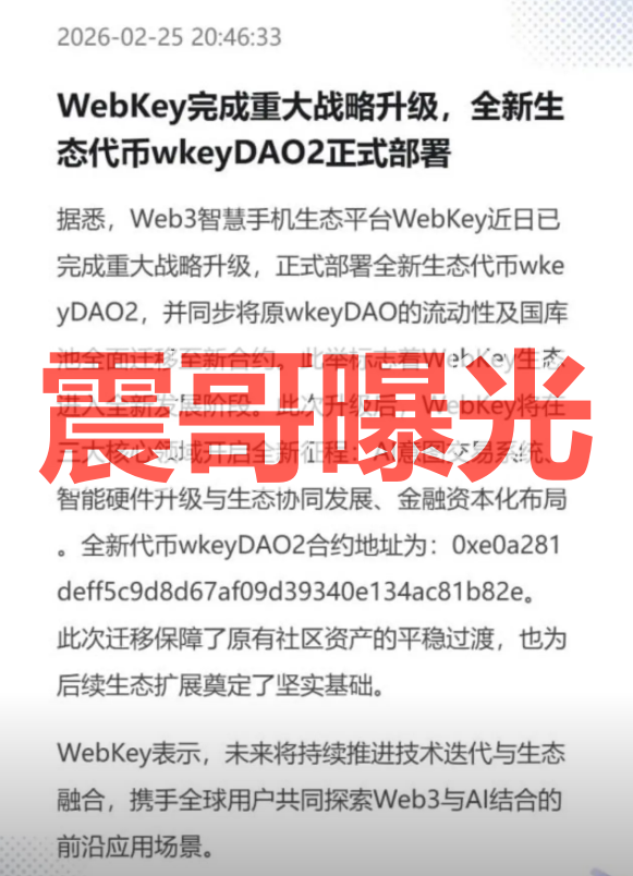 WkeyDAO(Webkey)搞了个WkeyDAO2,就是重启再圈一波,看见远离-皆妙笔