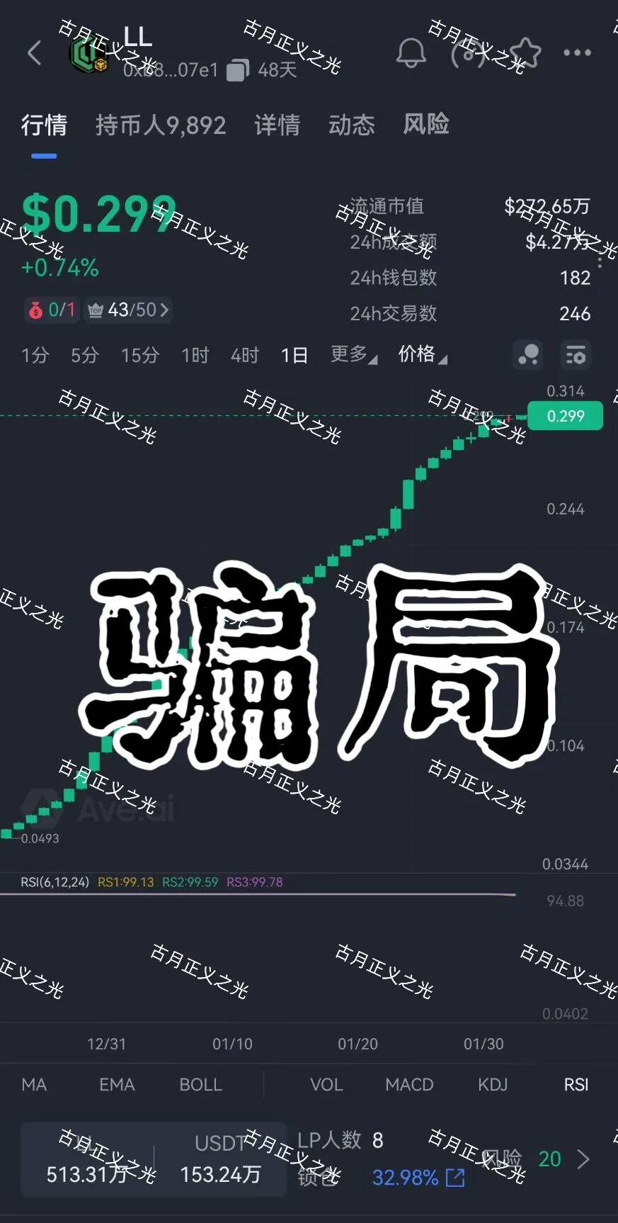 拉拉协议(LL Protocol)质押分红类资金盘骗局,LL币又来割韭菜了,别再当待宰的羔羊!-皆妙笔