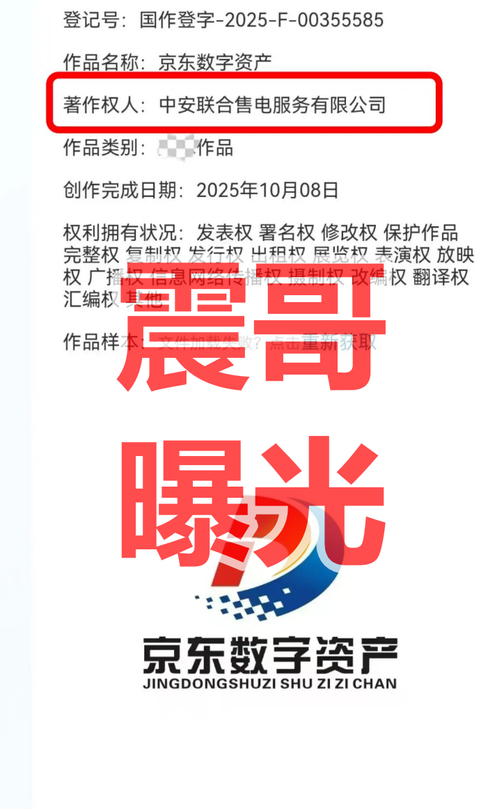 京东数字资产套牌资金盘骗局，拉人头涉嫌违法，看见远离-皆妙笔