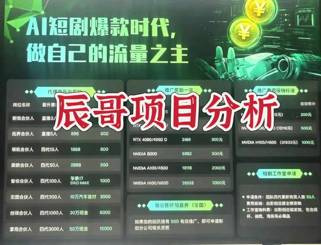 Ai影创是资金盘骗局,远离快割项目-皆妙笔